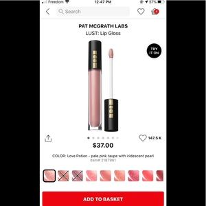 Pat McGrath mini lipgloss